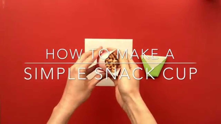 How to Make a Snack Cup (EASY)