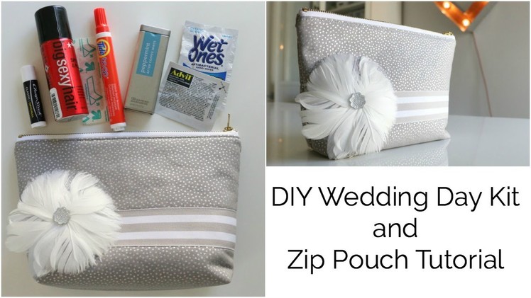 How to Make a Stand Up Zip Pouch