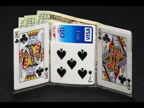 How To Make A Wallet Out Of Cards (Easy)