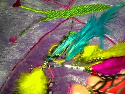 How to make easy feather earrings