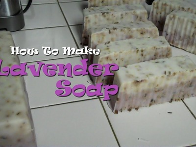 How To Make Lavender Soap at Home! (with Shea Butter and Sunflower Oil)