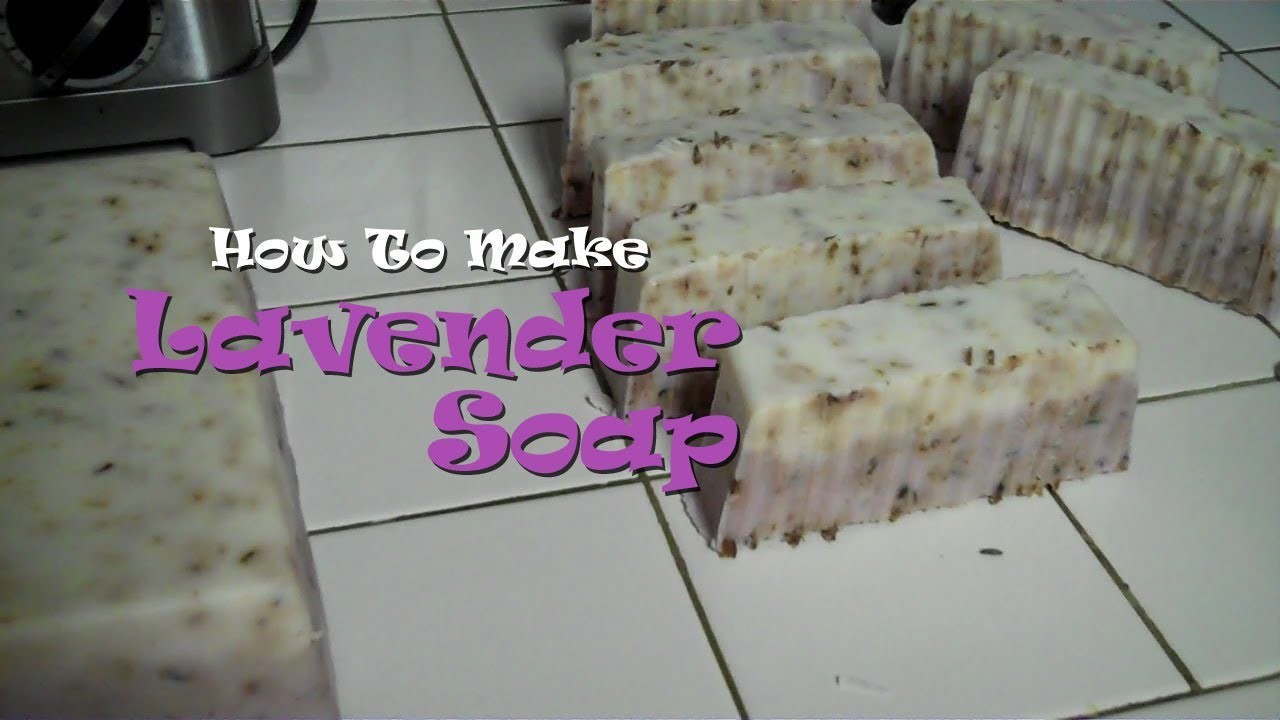 How To Make Lavender Soap at Home! (with Shea Butter and Sunflower Oil)