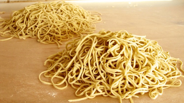 How to make Ramen noodles from scratch: alkaline noodles recipe