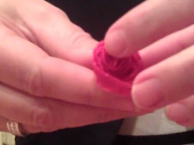 How to Make Tissue Rosette Balls