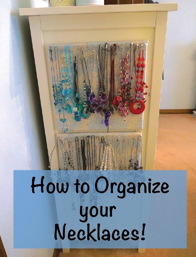 How to Organize Necklaces - DIY necklace organizer!