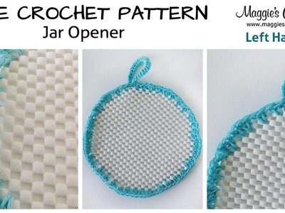 Jar Gripper Free Crochet Pattern - Left Handed