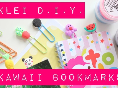 Kawaii D.I.Y: bookmarks van klei! Back to school.work tutorial MostCutest.nl