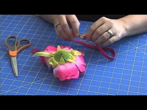 Make A Flower Skinny Stretch Headband by HairHardware.com