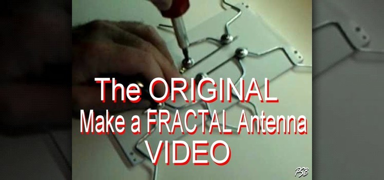 Make a Fractal Antenna for HD + Digital TV ( 1 of 4 )