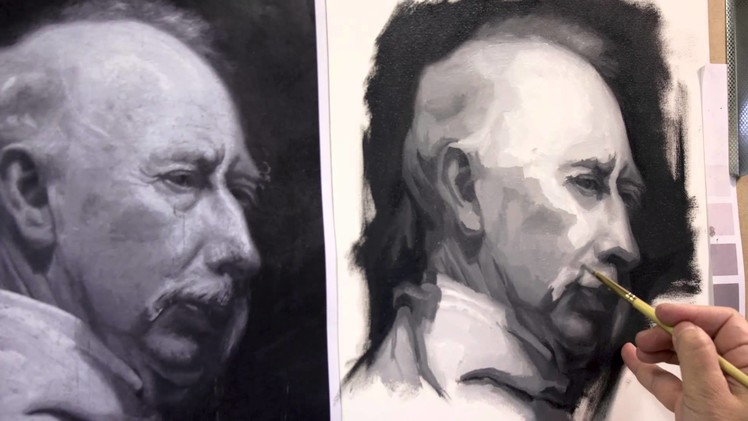 Painting the Portrait: The Grisaille Method in Oil Part 2