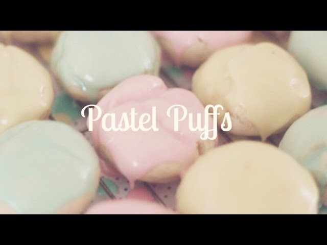 Pastel Puff Cookies