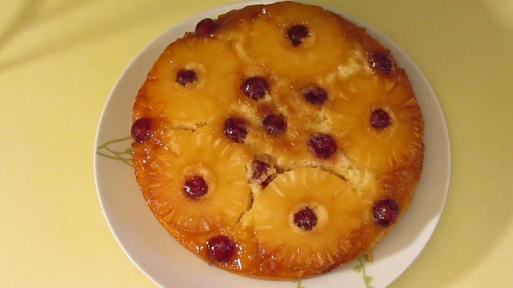 Pineapple Upside Down Cake Recipe from the 1970's