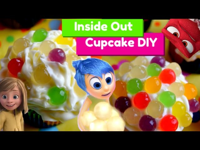 Pixar INSIDE OUT Cupcakes!! Memories DIY