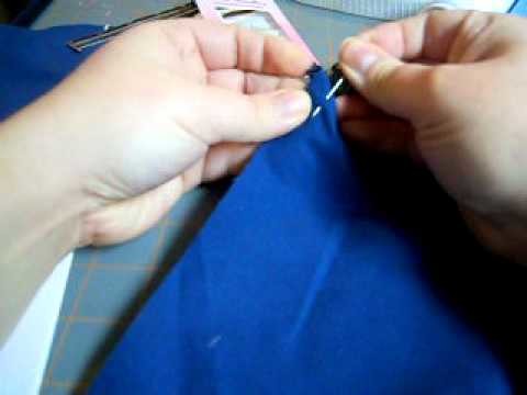 Sewing 101 Basic hand sewing running stitch and whip stitch