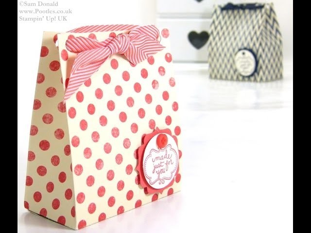 Soap Gift Treat Bag Tutorial by Stampin' Up! UK Independent Demonstrator Pootles