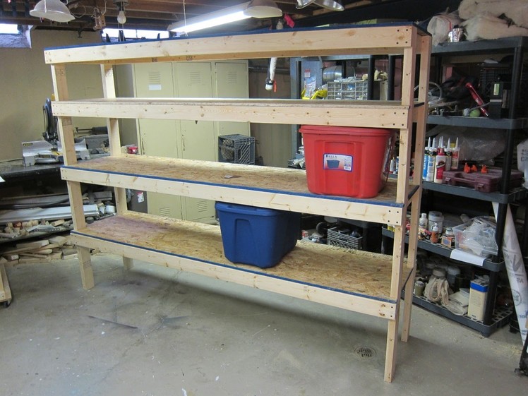 Storage Shelf - Cheap and Easy Build Plans