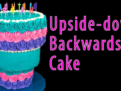 Upside-down Backwards Cake from Cookies Cupcakes and Cardio