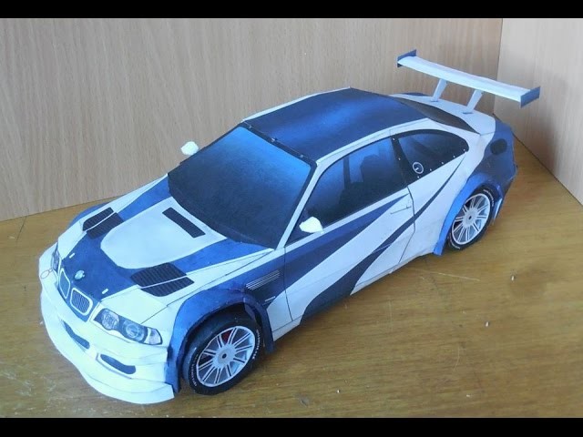 [VašekVlog] BMW M3 Need For Speed Most Wanted|Paper Model