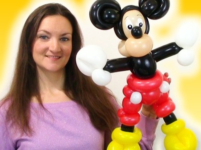 Watch me make a cartoon MOUSE parody with Balloons! Time-Lapse Balloon Animal!