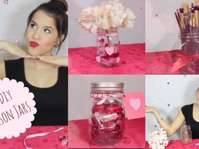 3 Valentine's Day Mason Jars | Room Decor + Gift Ideas!