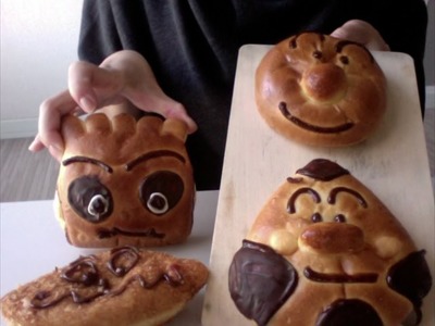 Anpanman & Friends filled bread pastries - Whatcha Eating? #38