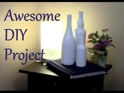 Awesome DIY Project - Painted Bottles