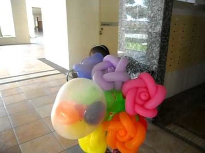 Balloon Roses Bouquet & Woven Heart