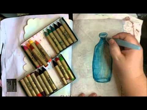 Bottle Painting Tutorial with Tee
