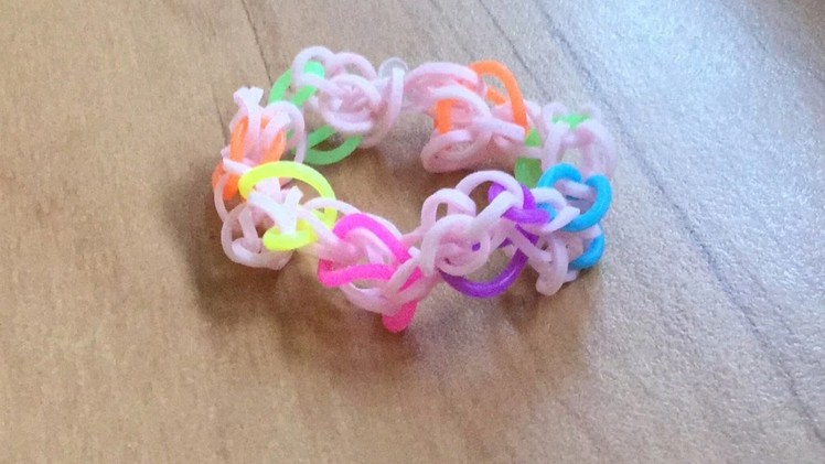 Butterfly Cloud Bracelet (Rainbow Loom) Tutorial | Loom Bands, Loom Bracelet