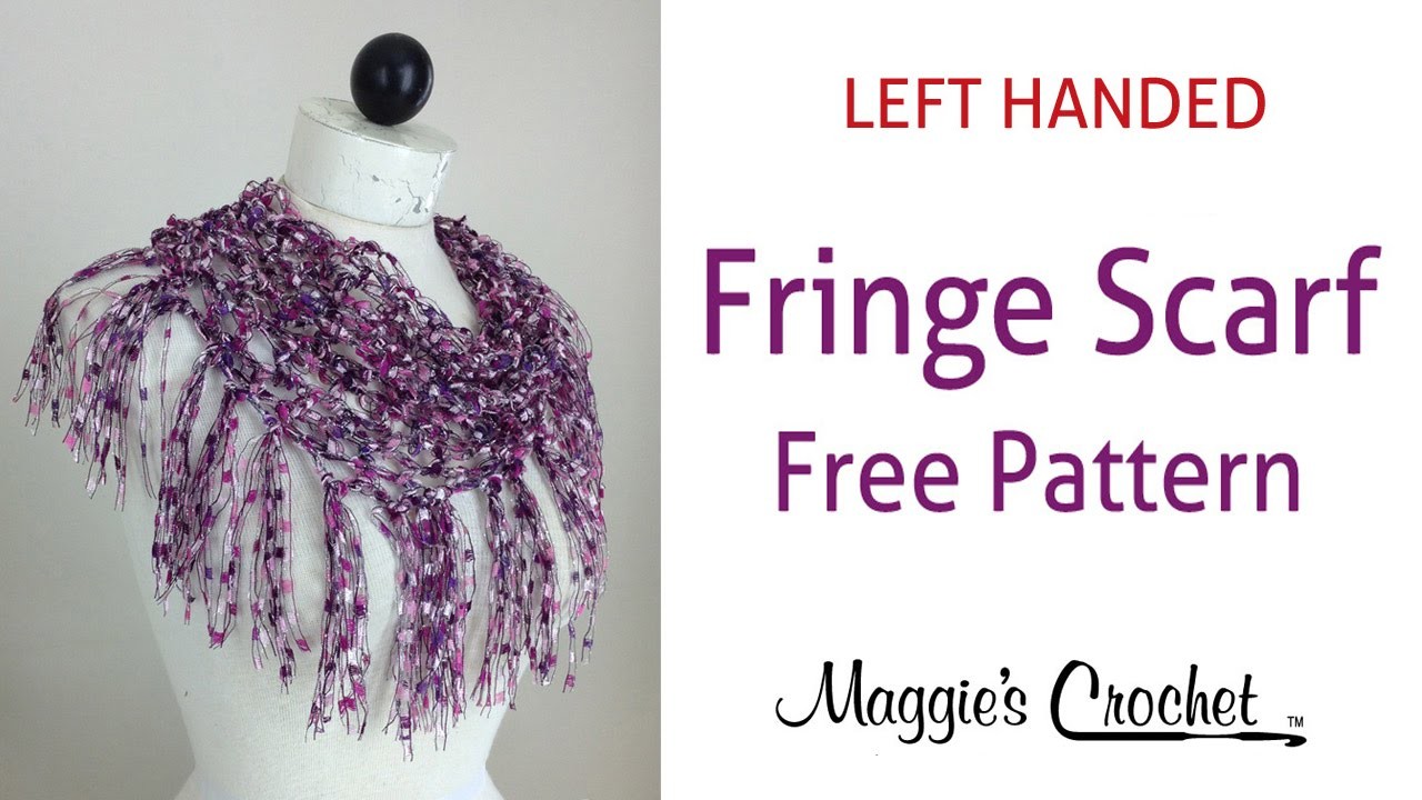 City Life Fringed Scarf Free Crochet Pattern by Maggie Weldon ...