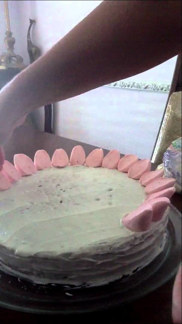 Decorando un pastel