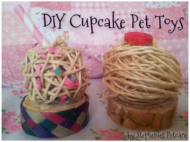DIY Cupcake toys for hamsters, gerbils, chinchillas etc :)