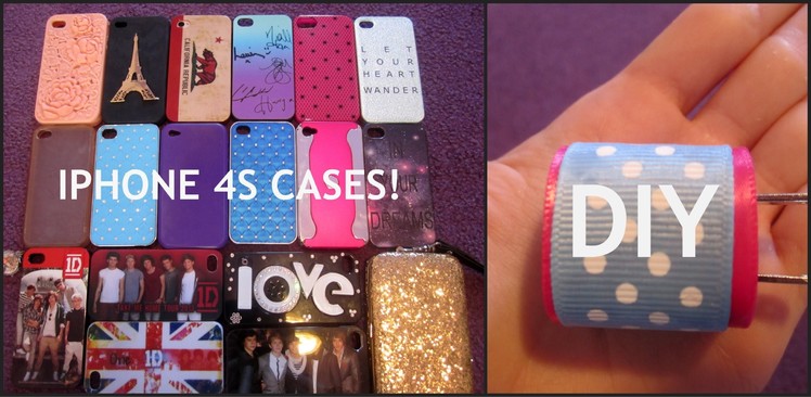 DIY Phone Charger + My IPhone 4S Cases!