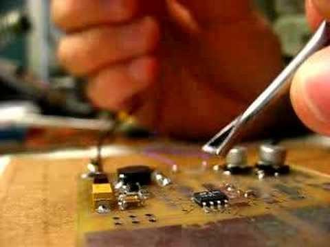DIY: surface mount soldering of 8-SOIC part (SMT pt 1)