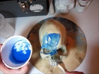 DragonBone Vlog 004 -Silicone Caulking Vampire Skull Mold pt1
