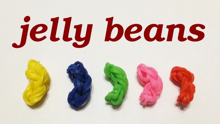 EASY Rainbow Loom Jelly Beans Charms | How To Make Loom Bands Candy Crush