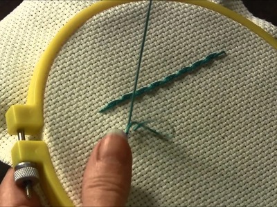 Hand Embroidery - Cable Embroidery Stitch