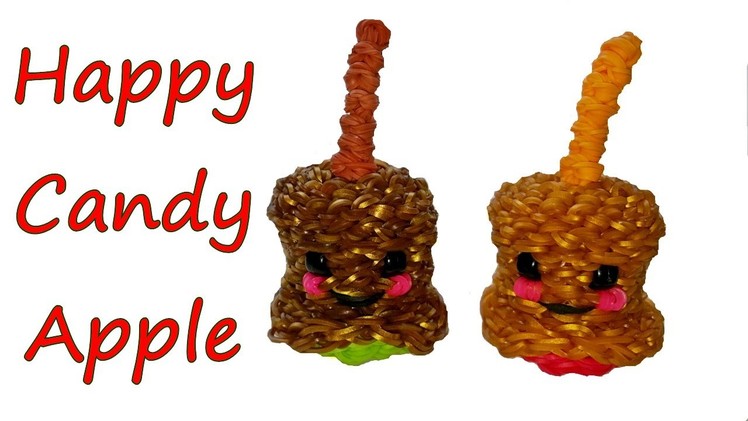 Happy Candy Apple Tutorial by feelinspiffy (Rainbow Loom)