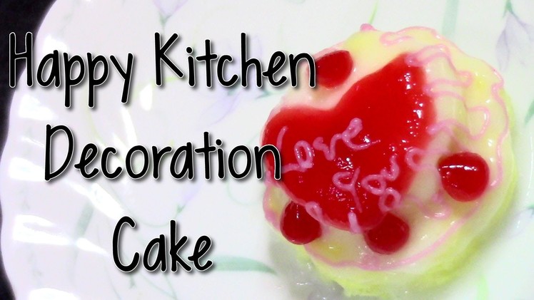Happy Kitchen Decoration Cake