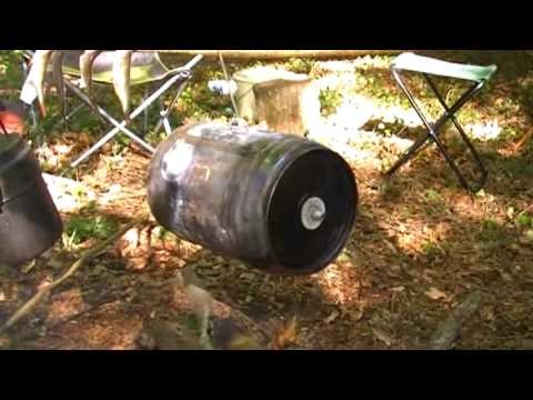 Homemade Camping Oven - Cider Cooked Pork Bushcraft Style
