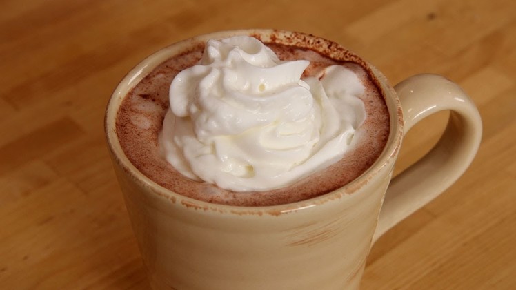 Homemade Hot Chocolate Recipe - Laura Vitale - Laura in the Kitchen Episode 249