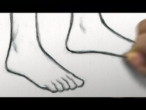 How to Draw Feet [RE-UPLOAD to restore audio]