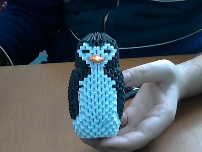 How to make 3D Origami Penguin