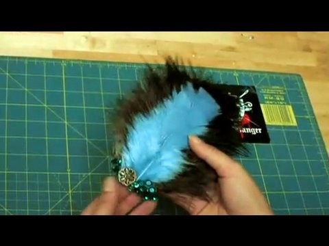 How-to Make a Feather Head Piece, Threadbanger
