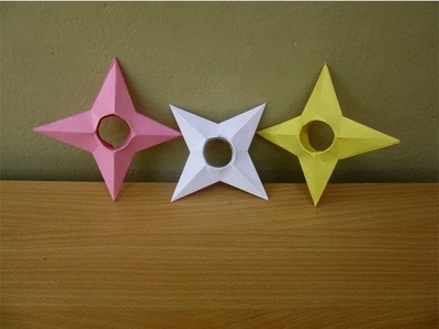 How to Make a Paper Hyni Ninja Star - Easy Tutorials
