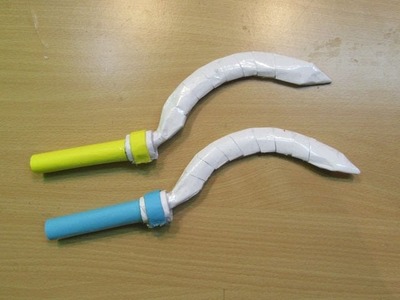 How to Make a Paper Scythe Sickle Fork - Easy Tutorials