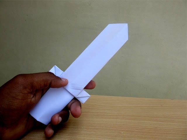 How to Make a Paper Sword - Easy Tutorials