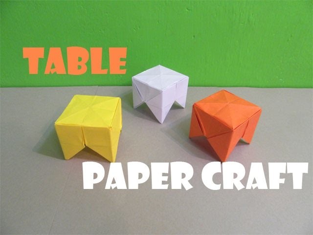 How to Make a Paper Table Stepper - Easy Turorials
