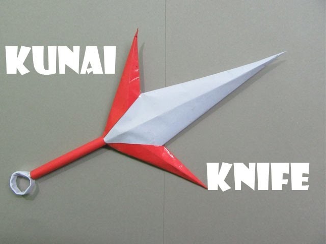 How to Make a Paper Throwing Kunai Knife - Easy Tutorials