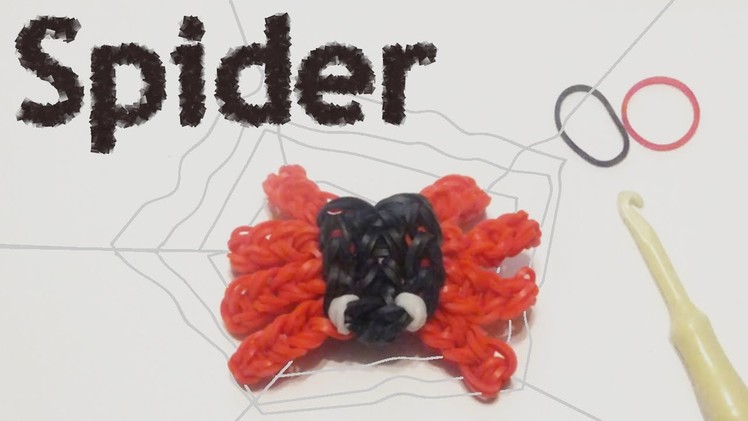 How To Make A Spider Charm On The Rainbow Loom | Tutorial